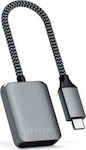 Satechi Konverter USB-C / 3.5mm männlich zu USB-C / 3.5mm weiblich Schwarz 1Stück (ST-UCAPDAM)