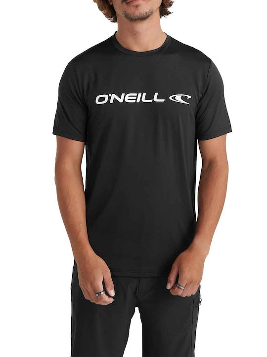 O'neill Bărbați Mâneci scurte Tricou de protecție solară Negru