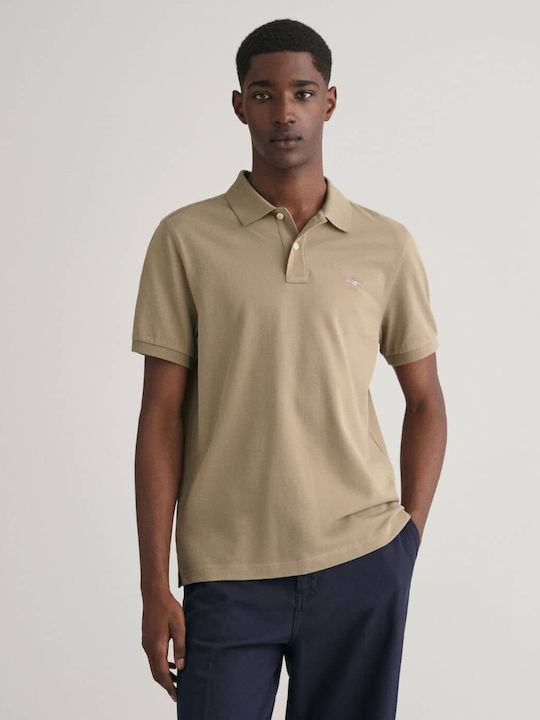 Herrenbluse Gant Shield Pique Ss Polohemd 2210/...