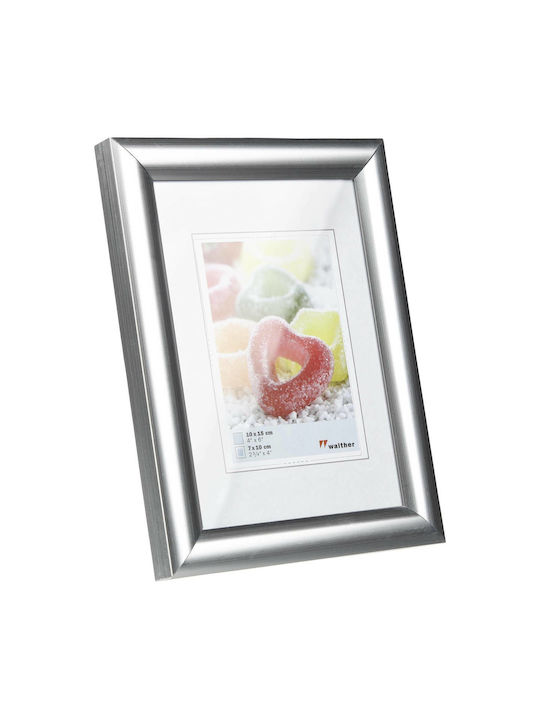 Walther Trendstyle Plastic Photo Frame with Gray Frame