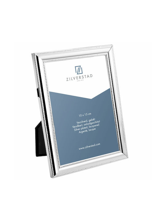 Zilverstad Perl Silver Photo Frame with Gray Frame