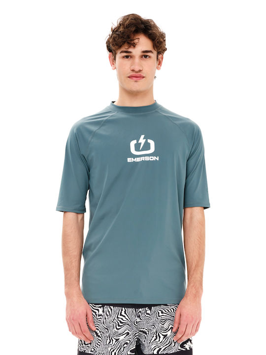 Emerson Ανδρικό Αθλητικό T-shirt Κοντομάνικο Πράσινο