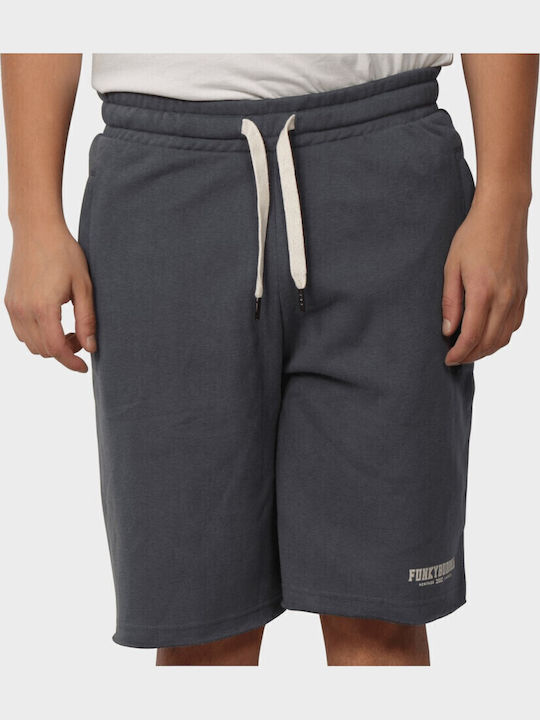 Funky Buddha Bermudă Sportivă de Bărbați Gray