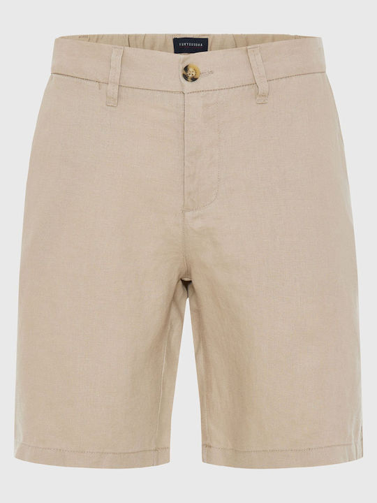 Funky Buddha Ανδρική Βερμούδα Chino Μπεζ
