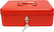 MetalPlus Cutie de Bani cu cheie 21533AS_RED Roșu