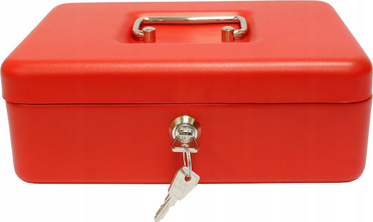 MetalPlus Cutie de Bani cu cheie 21533AS_RED Roșu