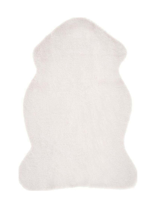 Beliani Χαλί Αντιολισθητικό 60x90cm Λευκό