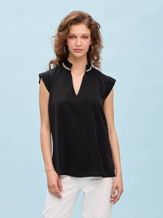 Top Black Detail On Neck 47131 Passager