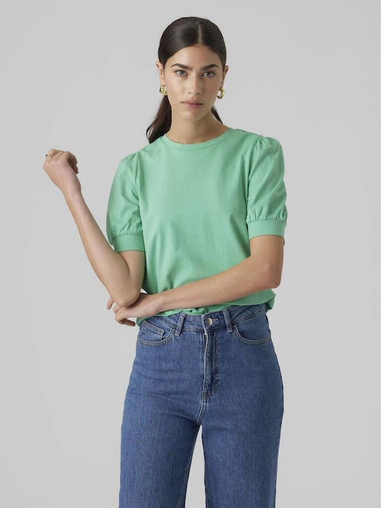 Vero Moda pentru Femei Bluză din Bumbac Jade Cream