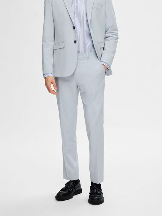 Homme Παντελόνι Κοστουμιού σε Slim Εφαρμογή Light Blue