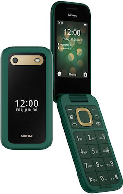 Nokia 2660 Flip Dual SIM Mobile Phone with Buttons (English Menu) Lush Green