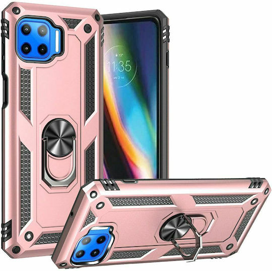 Erbord Back Cover Μεταλλικό Ροζ (Moto G 5G Plus)