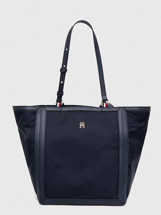 Essential Γυναικεία Τσάντα Shopper Ώμου Navy Μπλε