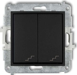 Karlik Wall Switch Black