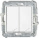 Karlik Wall Switch Double Without Frame White