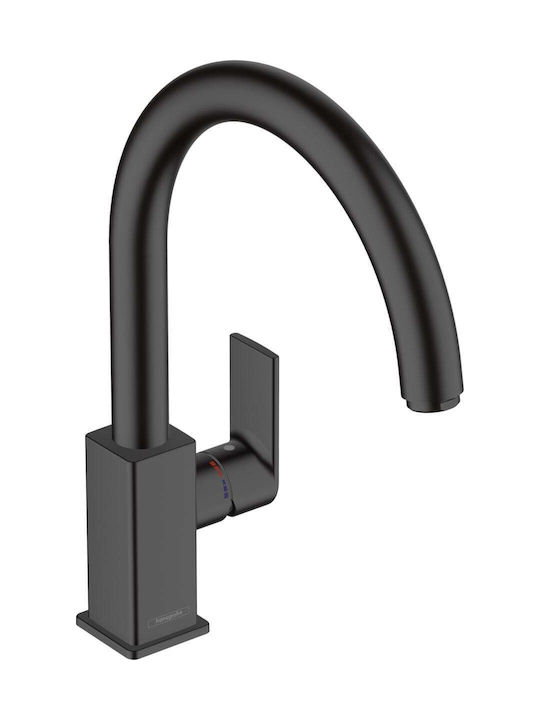Hansgrohe Μπαταρία Κουζίνας Πάγκου Μαύρη Hansgrohe Μπαταρία Κουζίνας Πάγκου Μαύρη
