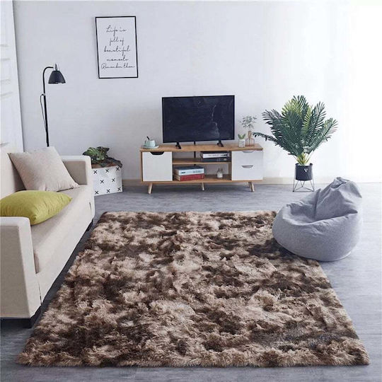 Strado Carpets 60x120cm Shaggy Brown