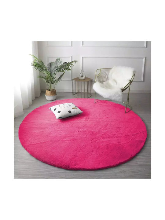 Strado Carpets Χαλί Στρογγυλό Pink