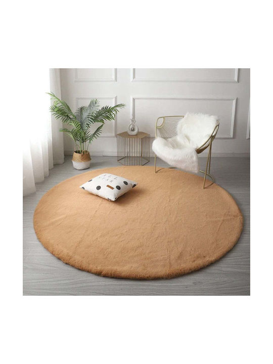 Strado Carpets Anti-slip Rug Round Shaggy Light...