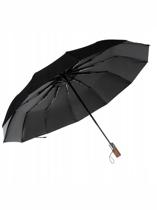 Zola Umbrelă de ploaie Compact Neagră