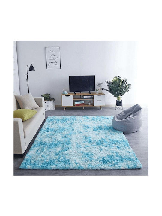 Strado Carpets Χαλί Ορθογώνιο Shaggy Light Blue