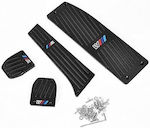 Car Pedal Set Universal Black 4pcs