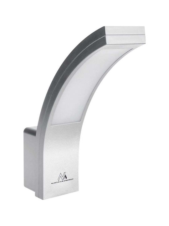 Maclean Energy Wall-Mounted Outdoor Light LED IP54 10W with Natural White Light