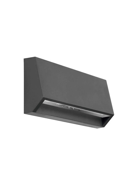 Adviti Wandmontierte Außenleuchte LED IP65 3W mit Natürliches Weiß Licht 16x3.3x7εκ.