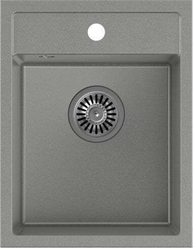 Quadron Drop-In Spüle aus Verbundgranulat B39xT50cm Gray
