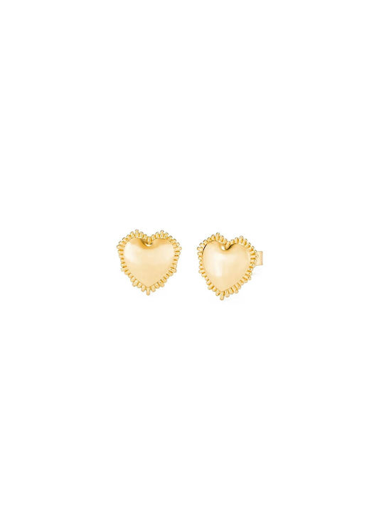 Radiant Earrings made of Steel Gold Plated