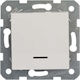 Viko Recessed Wall Switch Lighting One-Way without Frame Black