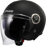 LS2 Matt Black Motorradhelm Jet ECE 22.06 1200gr