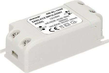 Orno LED-Netzteil IP20 Leistung 6W mit Ausgangsspannung 12V