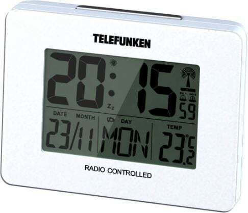 Telefunken 00889 Ασύρματος Μετεωρολογικός Σταθμός Ψηφιακός Επιτραπέζιος Λευκός