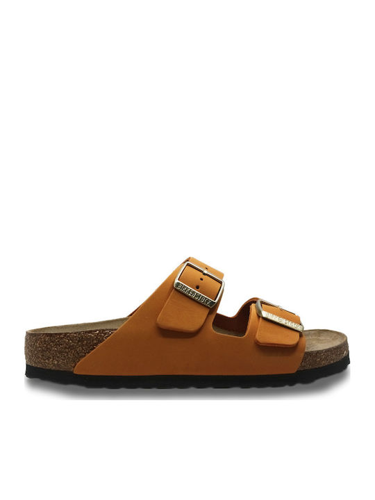 Birkenstock Bs Classic Arizona Δερμάτινα Σανδάλια Πορτοκαλί Birkenstock Bs Classic Arizona Δερμάτινα Σανδάλια Πορτοκαλί