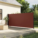 vidaXL Shade Divider Brown 1.8x3m