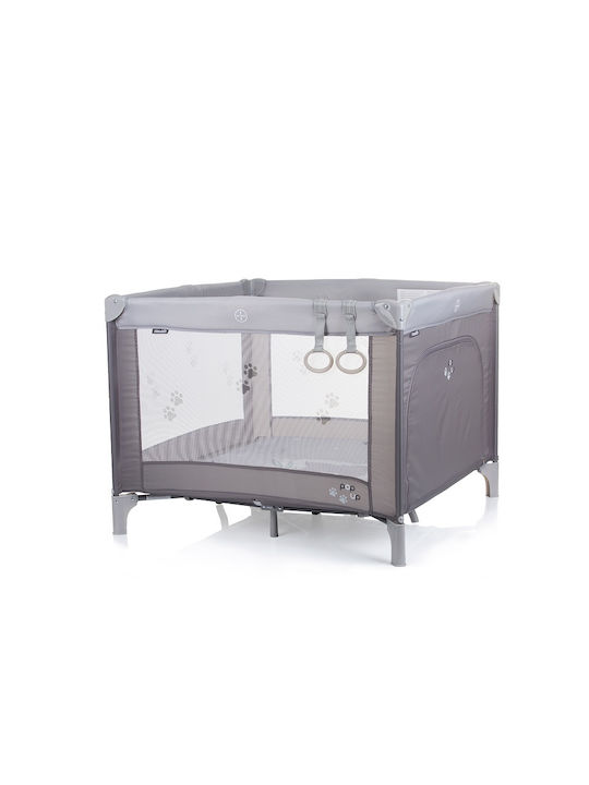 Chipolino Pop Up Laufstall mit Matratze Koala Grey 100x100cm