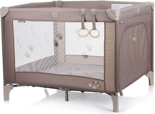 Chipolino Pop Up Παρκοκρέβατο Tiger Beige 100x100cm