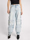 Ψηλόμεσο Γυναικείο Jean Παντελόνι Depeche Blue