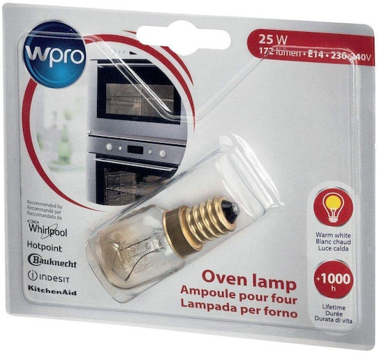 Whirlpool Ofenlampe 25W für Fassung E14