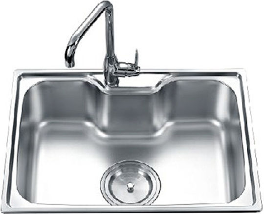 Hydra Кухненски Мивки Drop-In Inox 62x43см Сребрист 68-0230 Hydra Кухненски Мивки Drop-In Inox 62x43см Сребрист 68-0230