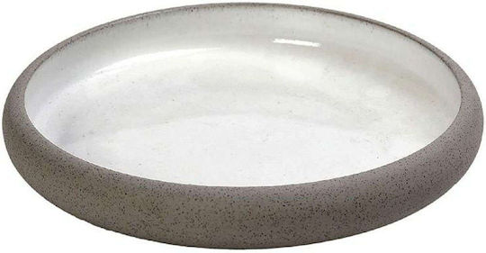 Espiel Sandy Farfurie joasă Ceramică Alb cu Diametru 20.3cm