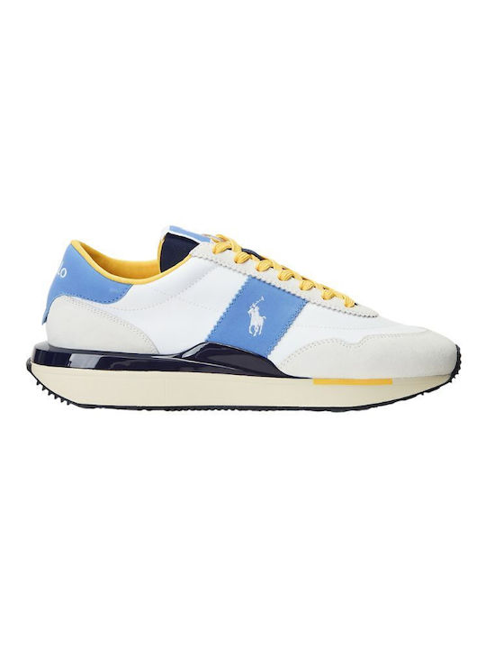 Ralph Lauren Train 89 Herren Sneakers White / Blue / Yellow