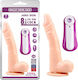 Telescopic Realistic Vibrator Suction Cup 21cm