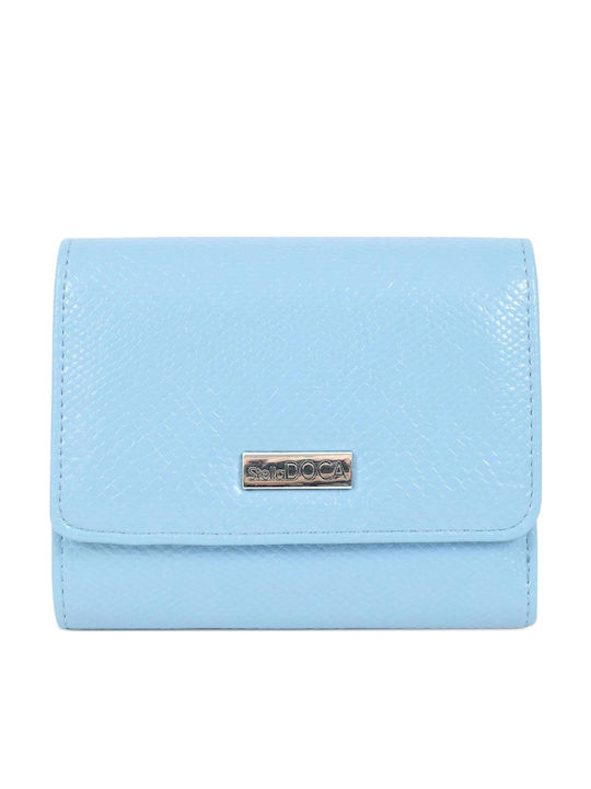Doca Women's Wallet Light Blue 67024 Doca Women's Wallet Light Blue 67024