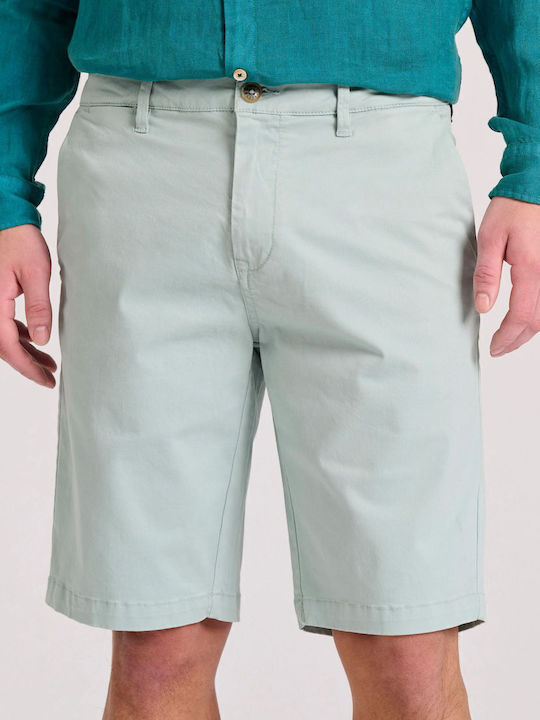 Funky Buddha Ανδρική Βερμούδα Chino Mint Green