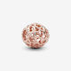 Pandora Κρεμαστό Charm Herz aus Vergoldetem Stahl Rosa