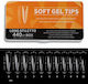 Soft Gel Tips Νυχιών Διάφανα 440τμχ T02115498