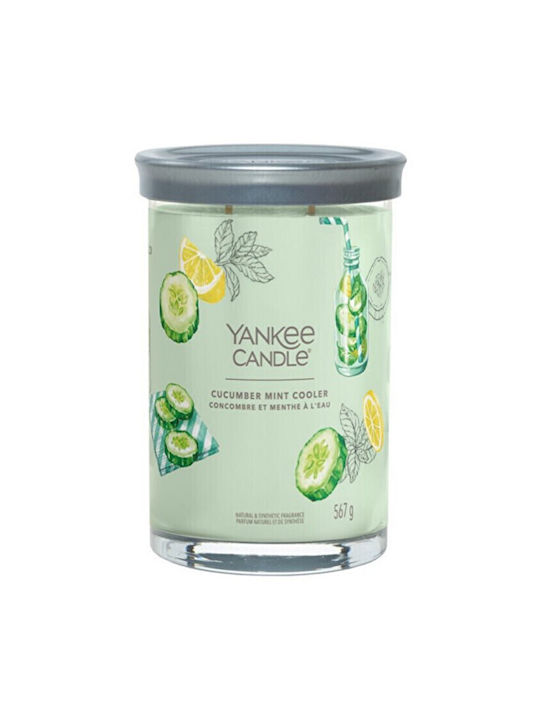 Yankee Candle Αρωματικό Κερί Cucumber Mint Cooler Signature Tumbler 567gr