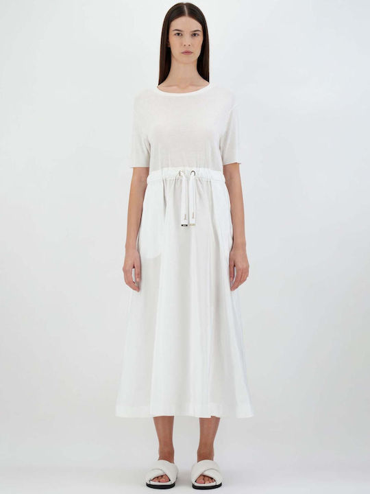 Herno Midi Dress Knitted White